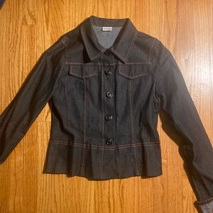 Vintage Forever 21 Button up Jacket with Orange stitching